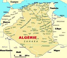 Carte Algérie petite