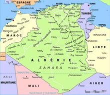 Carte ville algérienne
